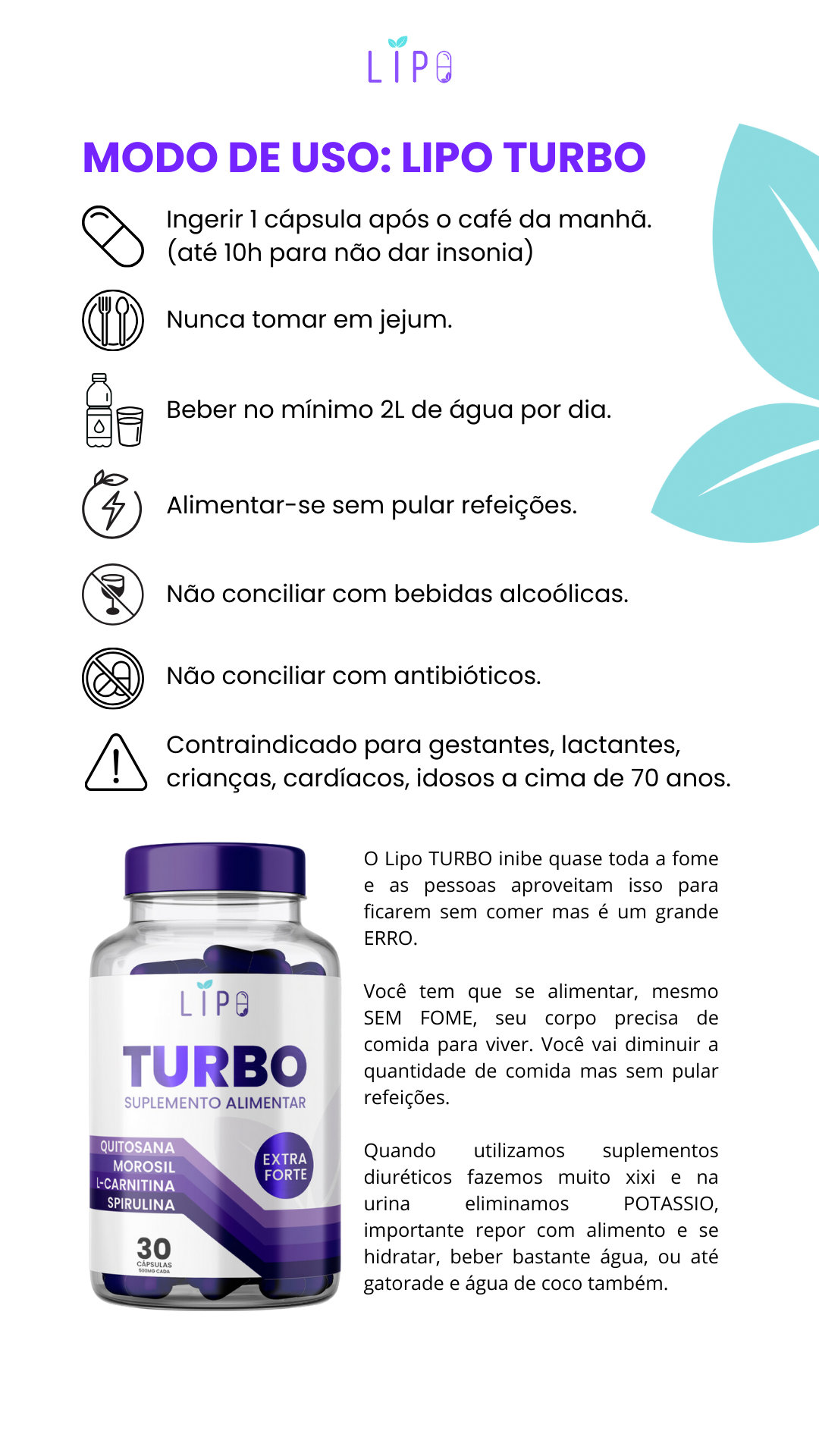 Lipo Turbo - Extra Forte (30 cápsulas)