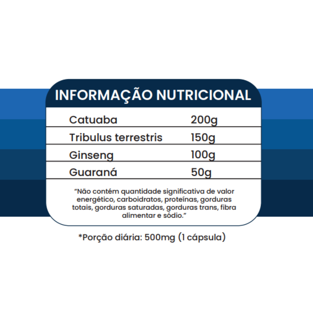Lipo Intense - Estimulante Masculino (30 cápsulas)